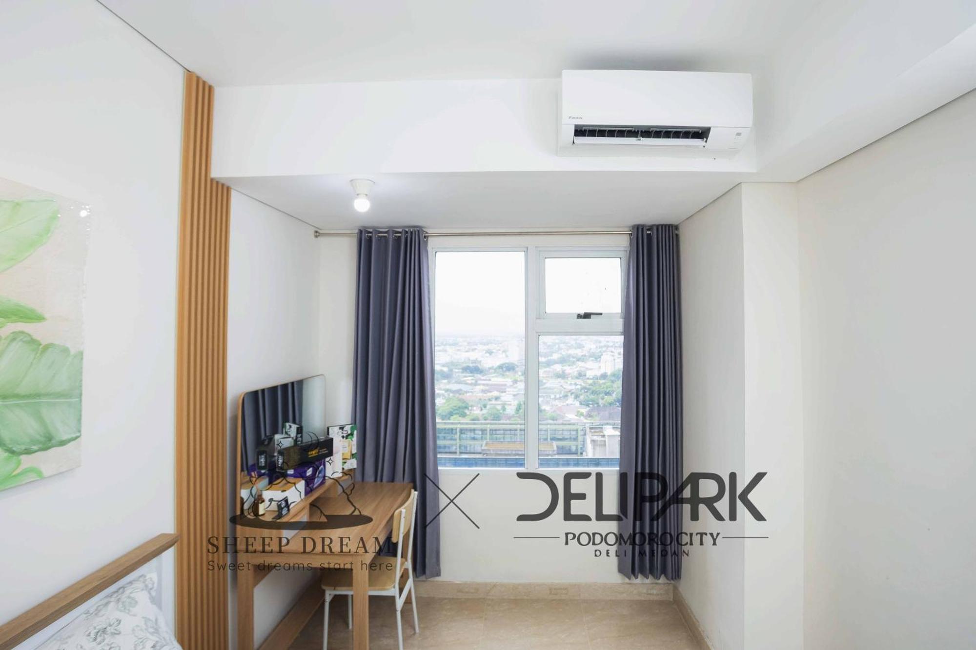 Apartemen Delipark Mall Luas 60meter 2kamar Lincoln Lt17 Medan